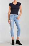 TESS SUPER SKINNY IN LT RIPPED VINTAGE - Mavi Jeans