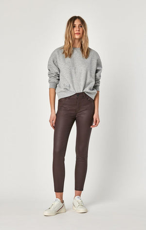 TESS SUPER SKINNY IN BORDEAUX JEATHER - Mavi Jeans