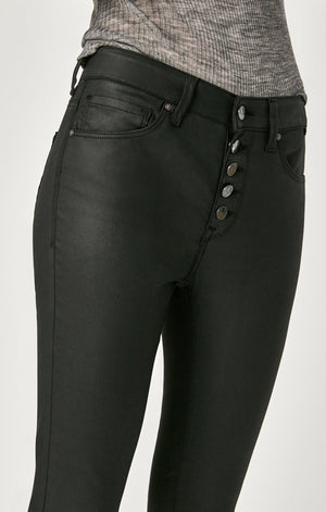 TESS SUPER SKINNY IN BLACK JEATHER - Mavi Jeans