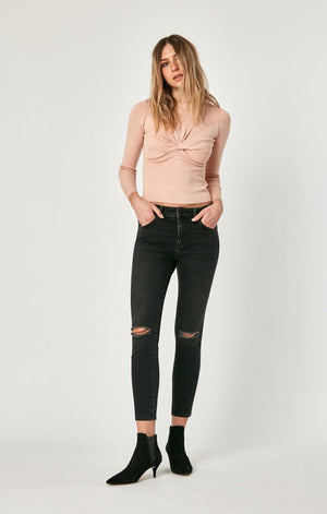 TESS SUPER SKINNY IN DARK SMOKE VINTAGE - Mavi Jeans