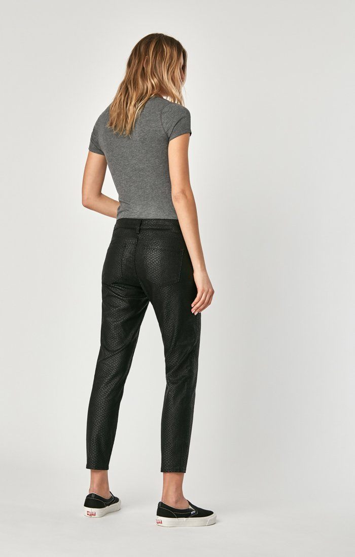 TESS SUPER SKINNY IN BLACK SNAKE - Mavi Jeans