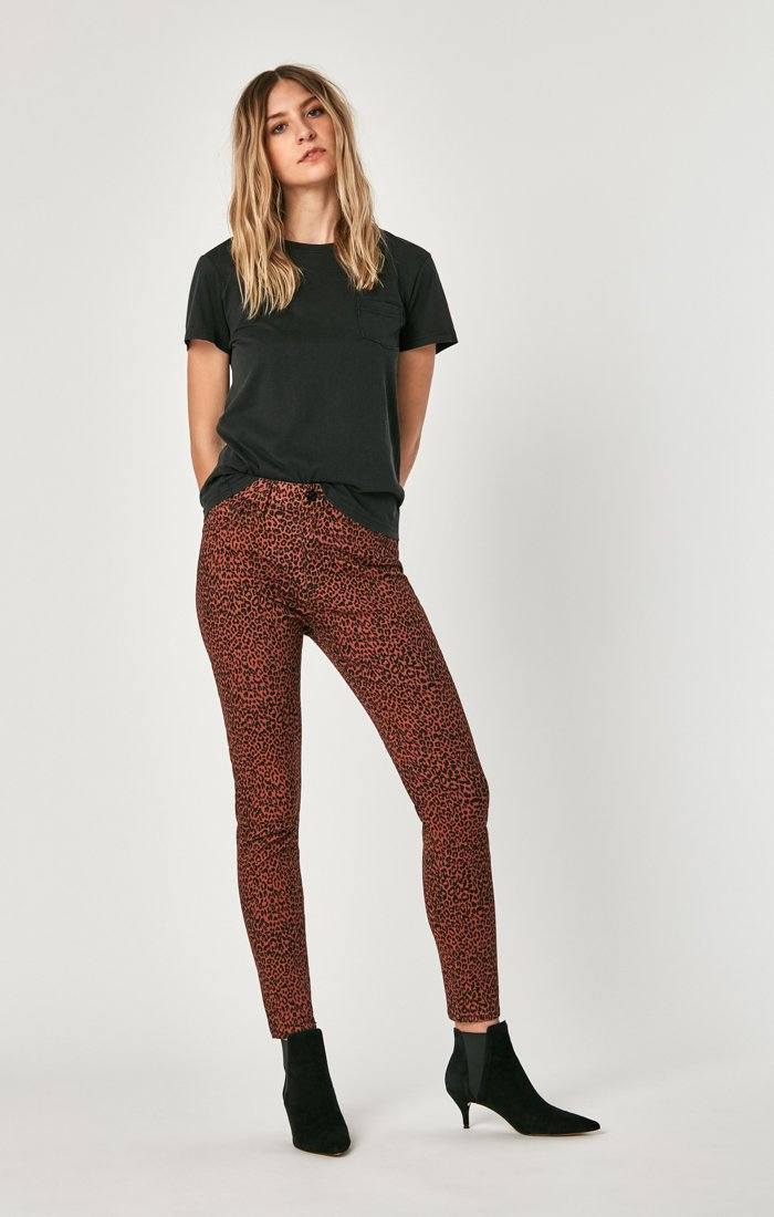 TESS SUPER SKINNY IN BROWN LEO - Mavi Jeans