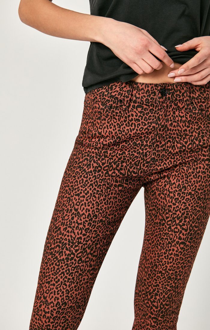 TESS SUPER SKINNY IN BROWN LEO - Mavi Jeans