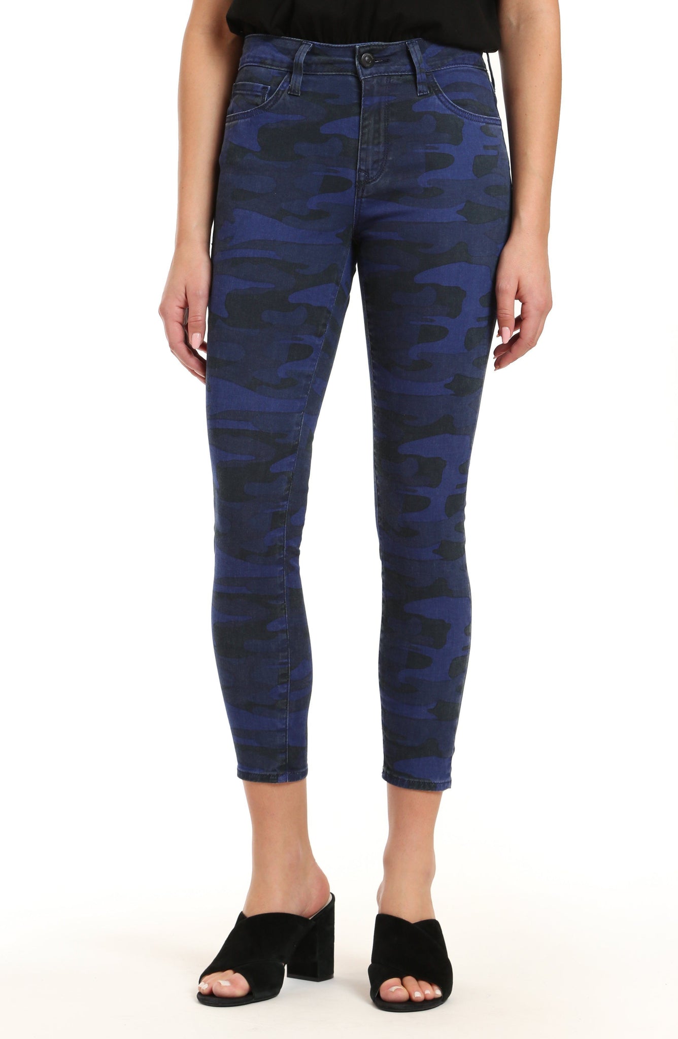 TESS SUPER SKINNY IN COBALT CAMO - Mavi Jeans