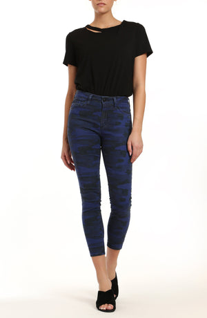 TESS SUPER SKINNY IN COBALT CAMO - Mavi Jeans