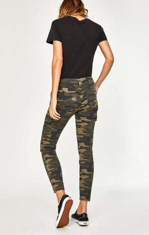 JULIETTE SKINNY CARGO IN MILITARY CAMOUFLAGE - Mavi Jeans