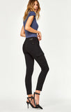 JULIETTE SKINNY CARGO IN BLACK TWILL - Mavi Jeans