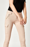 JULIETTE SKINNY CARGO IN LT PEACH TWILL - Mavi Jeans