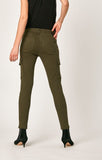 JULIETTE SKINNY CARGO IN DARK JADE TWILL - Mavi Jeans