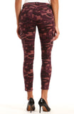 JULIETTE SKINNY CARGO IN PLUM CAMOUFLAGE - Mavi Jeans