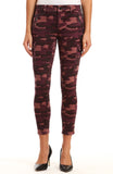 JULIETTE SKINNY CARGO IN PLUM CAMOUFLAGE - Mavi Jeans