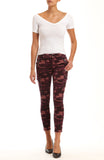 JULIETTE SKINNY CARGO IN PLUM CAMOUFLAGE - Mavi Jeans