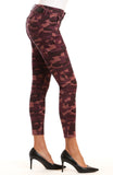 JULIETTE SKINNY CARGO IN PLUM CAMOUFLAGE - Mavi Jeans