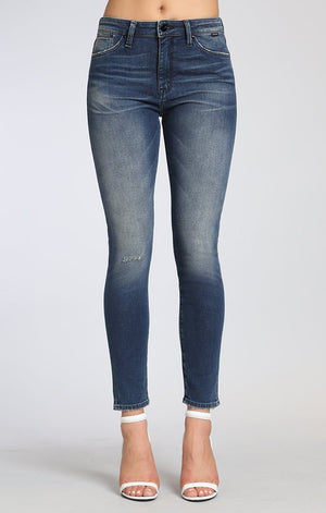 LUCY SUPER SKINNY IN DARK VINTAGE GOLD ICON - Mavi Jeans