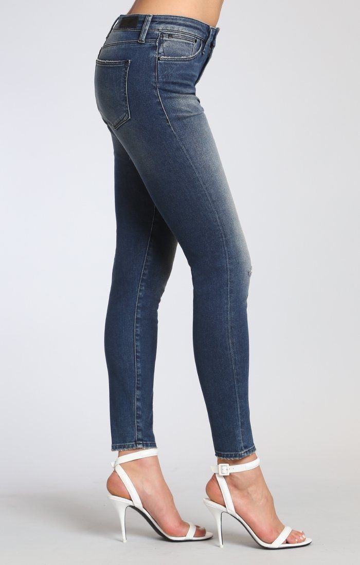 LUCY SUPER SKINNY IN DARK VINTAGE GOLD ICON - Mavi Jeans