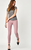 ADRIANA ANKLE ZIP SKINNY IN LT ROSE TWILL - Mavi Jeans