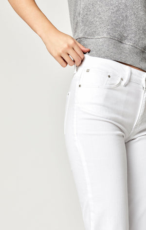 NIKI STRAIGHT CROP IN WHITE USED VINTAGE - Mavi Jeans