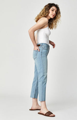 NIKI STRAIGHT CROP IN BLEACH TRIBECA - Mavi Jeans