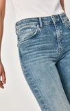 NIKI STRAIGHT CROP IN INDIGO BLUE  VINTAGE - Mavi Jeans