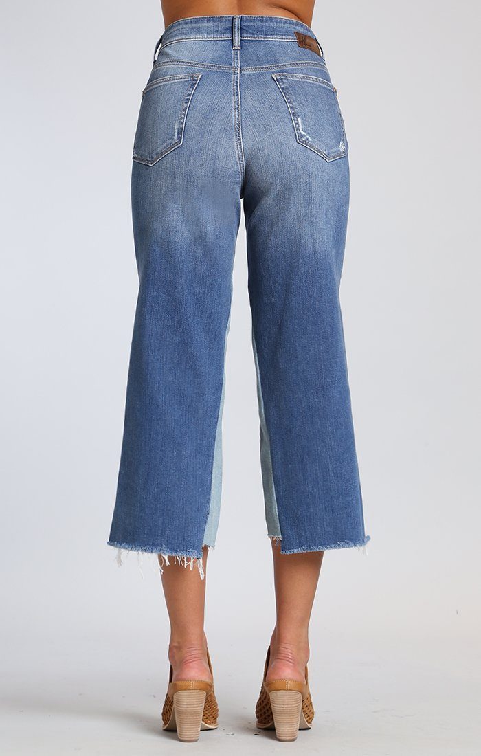 ELLIOT CROPPED WIDE LEG IN MID SHADOW - Mavi Jeans