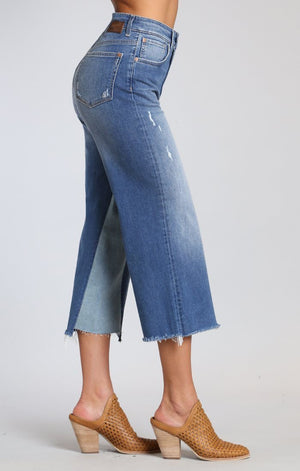 ELLIOT CROPPED WIDE LEG IN MID SHADOW - Mavi Jeans