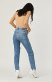 LEA STRAIGHT CROP LT RIPPED LA VINTAGE - Mavi Jeans