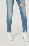 LEA STRAIGHT CROP LT RIPPED LA VINTAGE - Mavi Jeans