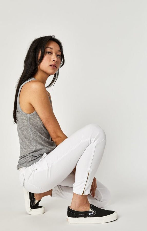 IVY CARGO PANT IN WHITE TWILL - Mavi Jeans