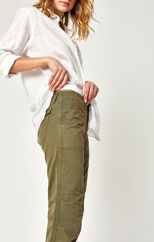 IVY CARGO PANT IN KHAKI - Mavi Jeans