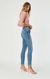 SCARLETT SKINNY IN MID RIPPED LA VINTAGE - Mavi Jeans