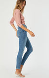 SCARLETT SKINNY IN MID RIPPED LA VINTAGE - Mavi Jeans