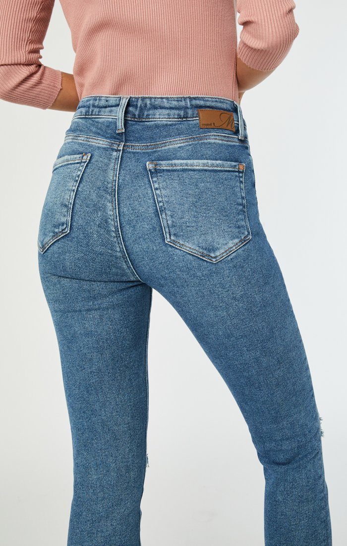 SCARLETT SKINNY IN MID RIPPED LA VINTAGE - Mavi Jeans