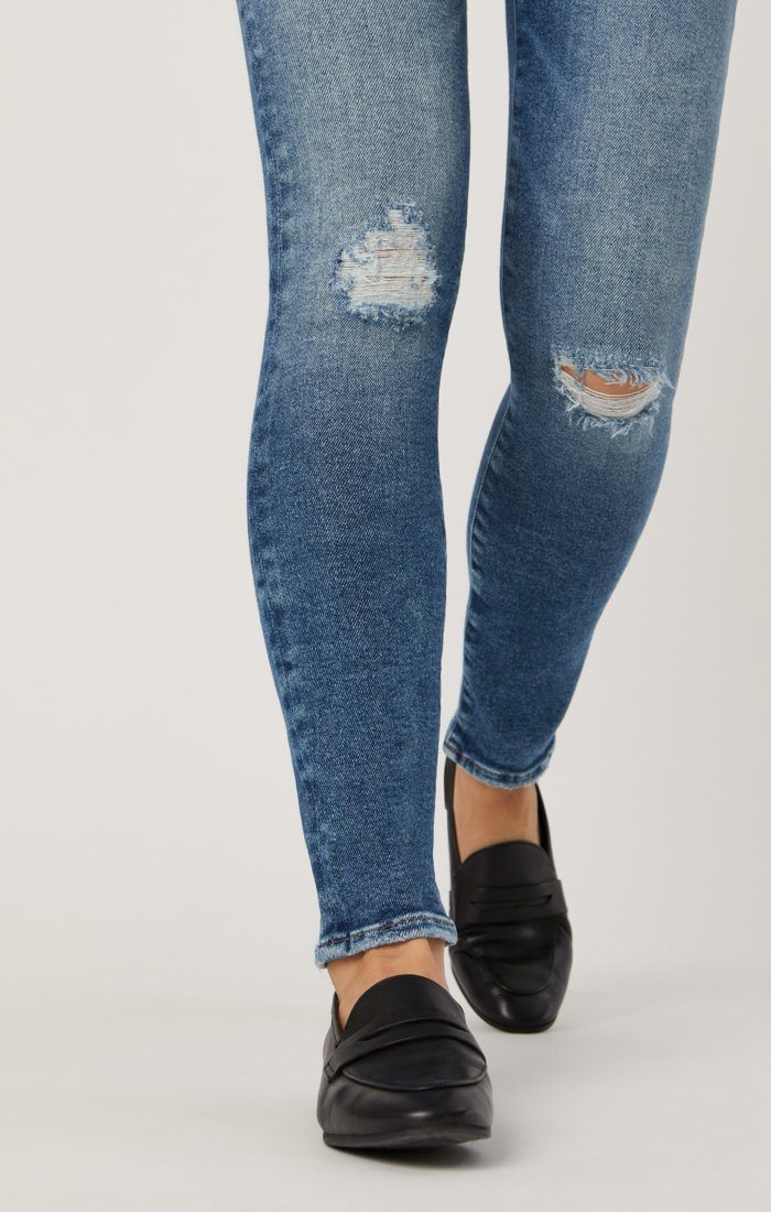 SCARLETT SKINNY IN MID RIPPED LA VINTAGE - Mavi Jeans