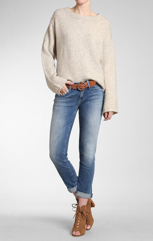 EMMA SLIM BOYFRIEND IN LT FOGGY VINTAGE - Mavi Jeans