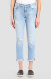 ADA BOYFRIEND IN LT RIPPED EYELET - Mavi Jeans