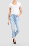 ADA BOYFRIEND IN LT RIPPED EYELET - Mavi Jeans