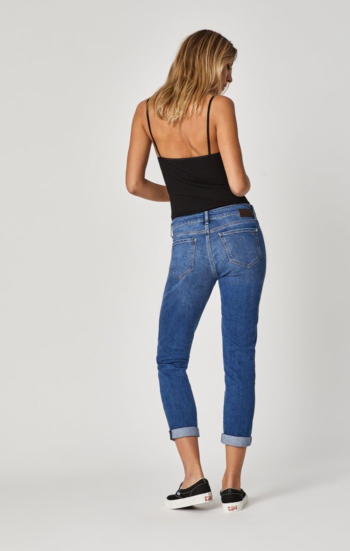 ADA BOYFRIEND IN DOT INDIGO STRETCH - Mavi Jeans