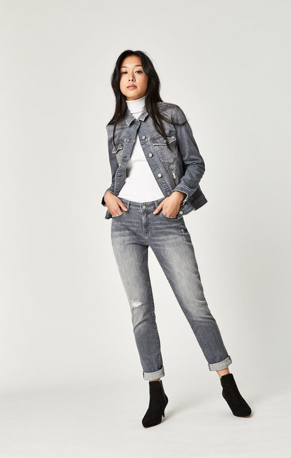 ADA BOYFRIEND IN MID GREY TRIBECA - Mavi Jeans