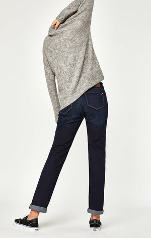 EMMA SLIM BOYFRIEND IN DEEP BRUSHED TRIBECA - Mavi Jeans