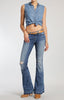 PEACE PETITE FLARE IN INDIGO TRIBE VINTAGE - Mavi Jeans