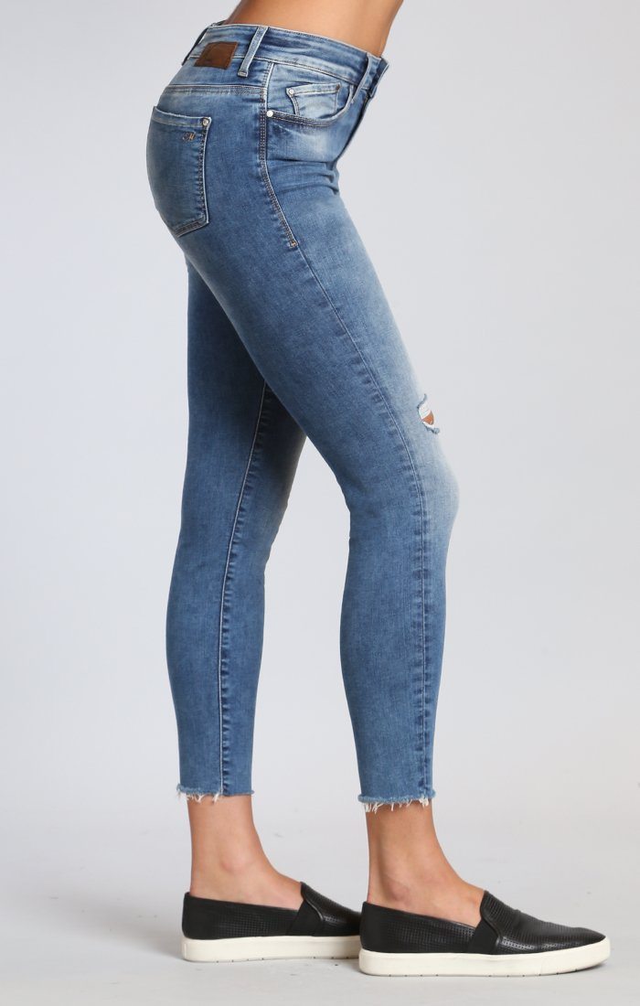 ALISSA ANKLE SUPER SKINNY  IN SHADED RANDOM NOLITA - Mavi Jeans