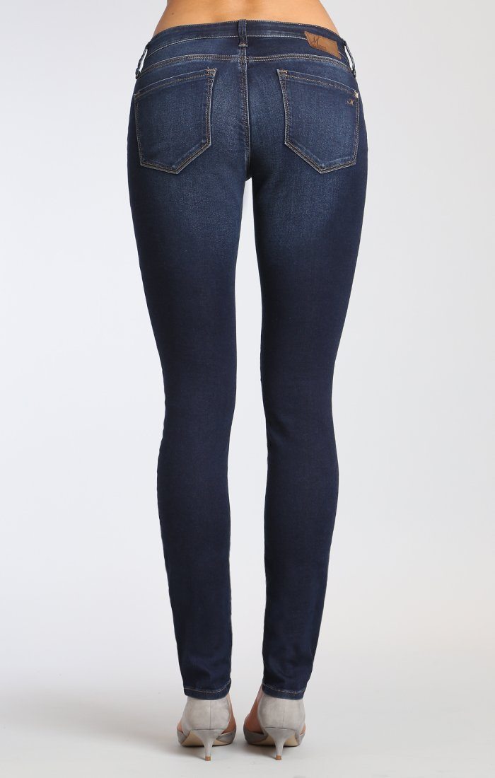 ALEXA PETITE SKINNY IN DARK BRUSHED SHANTI - Mavi Jeans