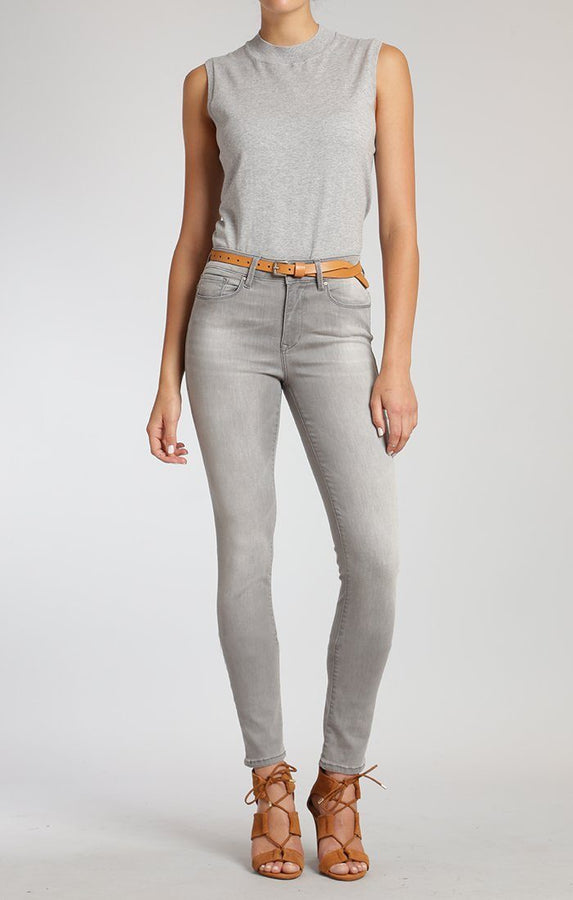 ALISSA PETITE SUPER SKINNY IN LT GREY TRIBECA - Mavi Jeans