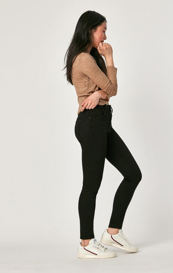 ALISSA SUPER SKINNY IN BLACK TRIBECA - Mavi Jeans