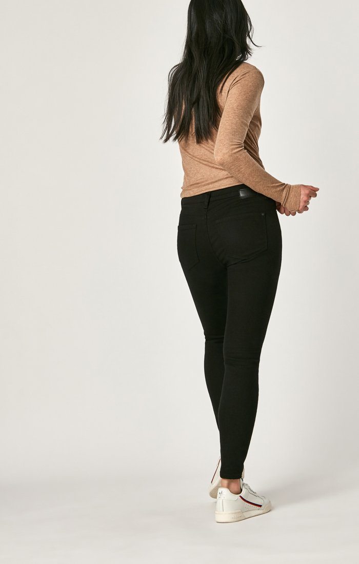 ALISSA SUPER SKINNY IN BLACK TRIBECA - Mavi Jeans