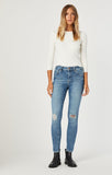 ALISSA SUPER SKINNY IN MID RIPPED LA VINTAGE - Mavi Jeans