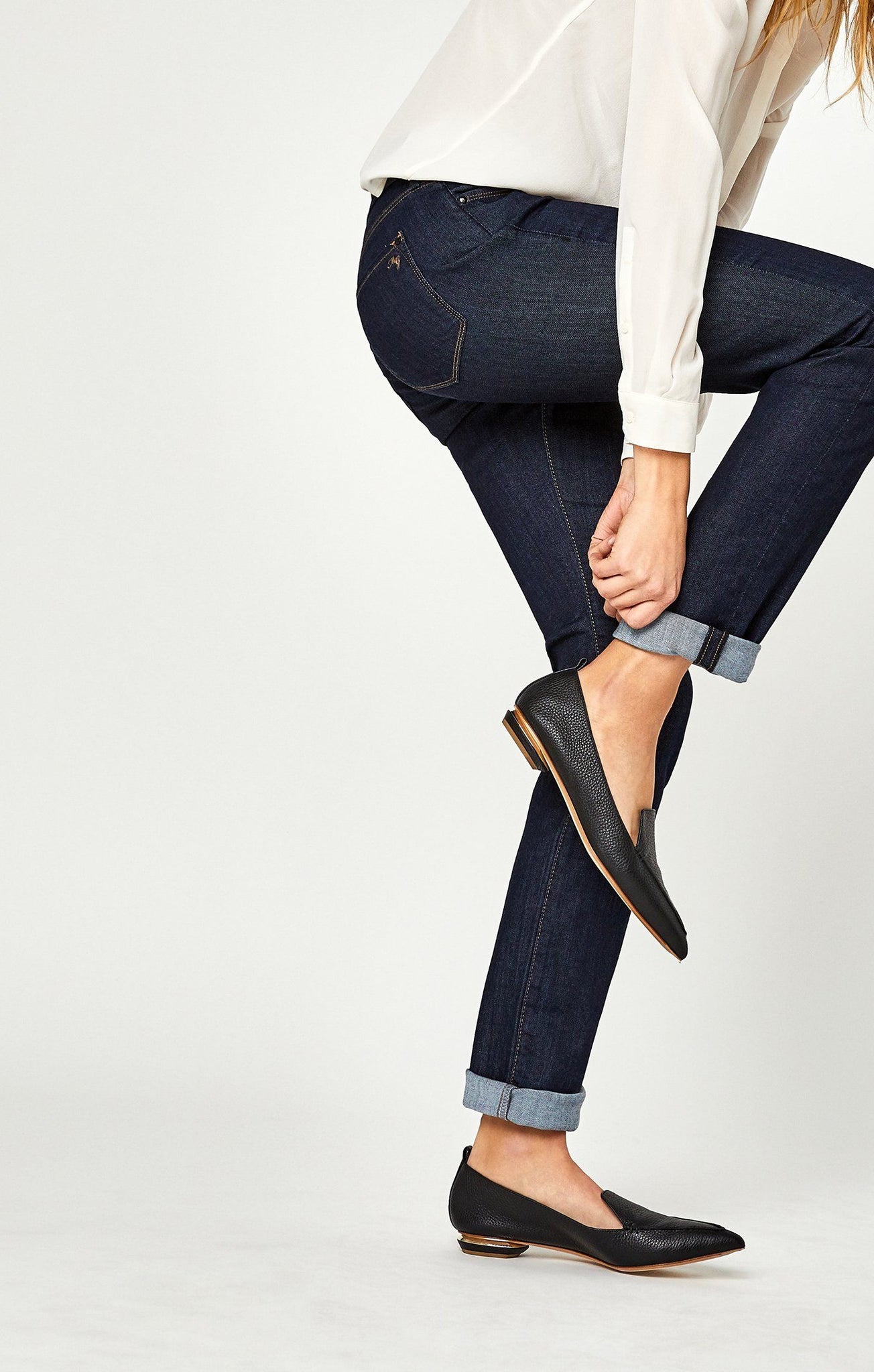 KERRY STRAIGHT LEG IN RINSE INDIGO GOLD - Mavi Jeans