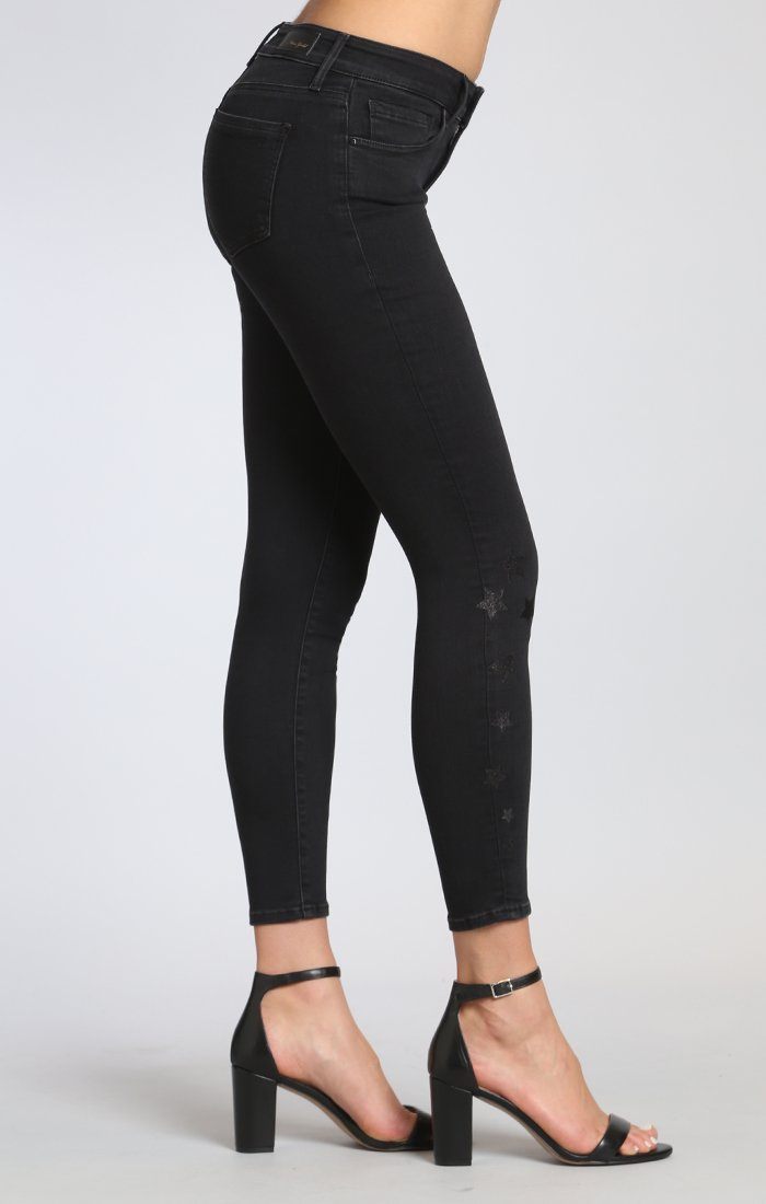 ADRIANA SUPER SKINNY IN SMOKE STAR GOLD - Mavi Jeans