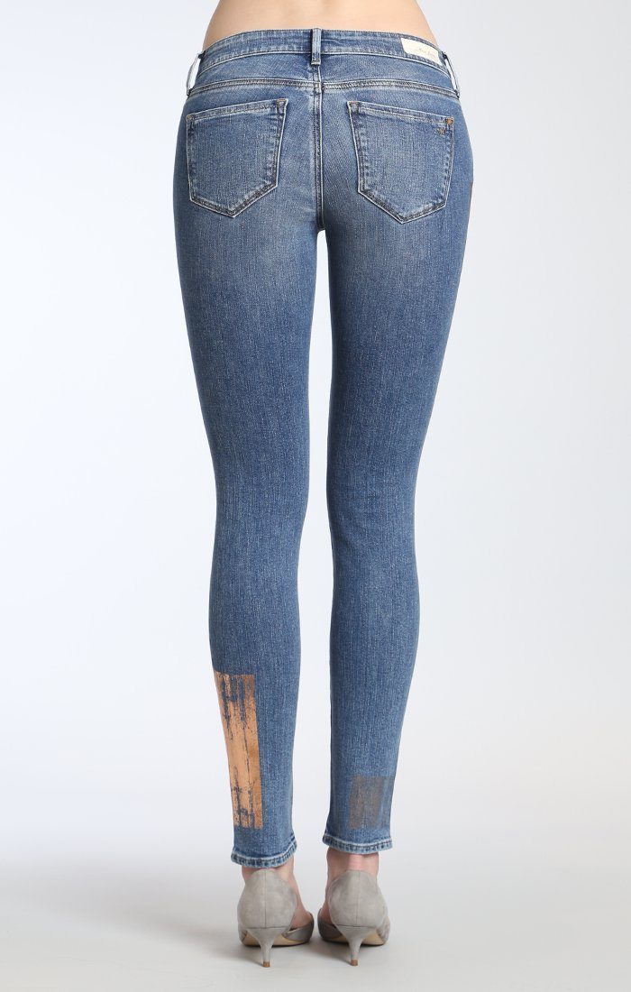 ADRIANA SUPER SKINNY IN GALACTIC PATCH INDIGO - Mavi Jeans