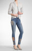 ADRIANA SUPER SKINNY IN GALACTIC PATCH INDIGO - Mavi Jeans